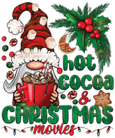 Hot Cocoa and Christmas Movies Gnome
